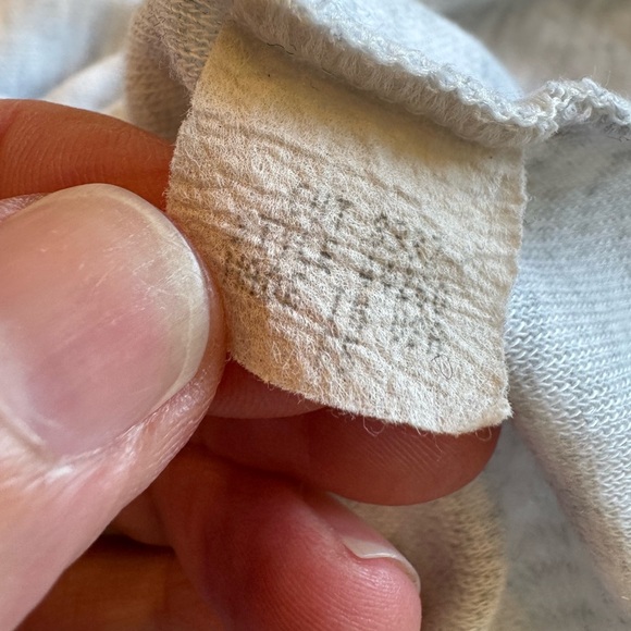 Patagonia Men's Heather Gray/White Quarter Zip Mock Neck Capilene / XXL - Picture 10 of 10